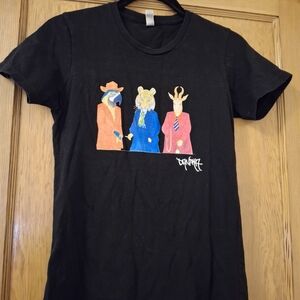 Original Artwork Black T Shirt by Danika